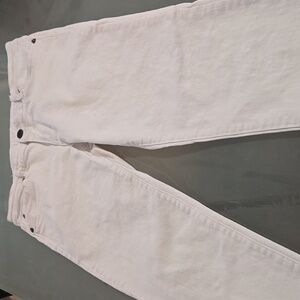 Kut from the Kloth White Straight Leg Jeans Size 10